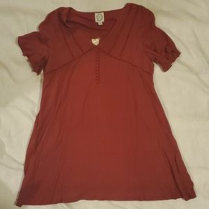 Francesca's ruffle sleeve dress